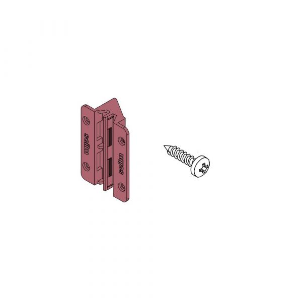 Bergo - Gola U Bracket & Screws - Red Finish