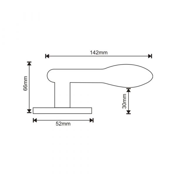 EuroArt - Lever on Rose Handle with Escutcheon
