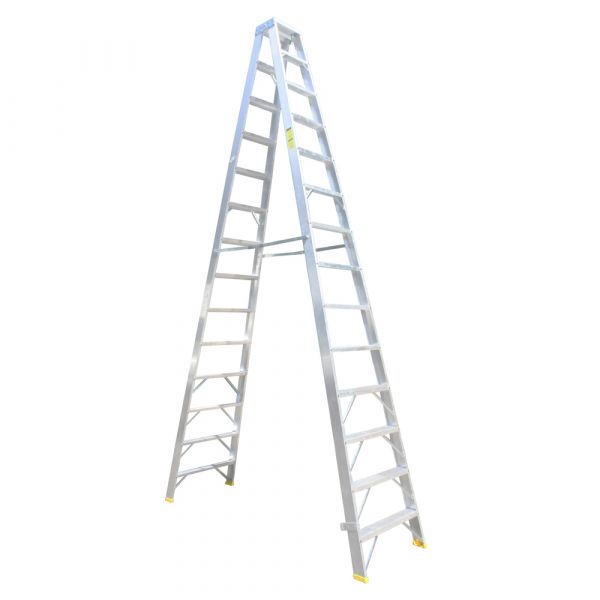 Penguin - Heavy Duty Double Sided Ladder - Aluminum Top