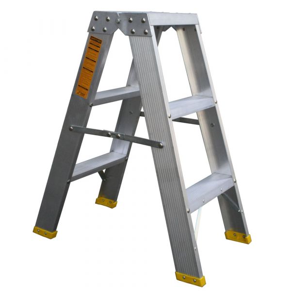 Penguin - Heavy Duty Double Sided Ladder - Aluminum Top
