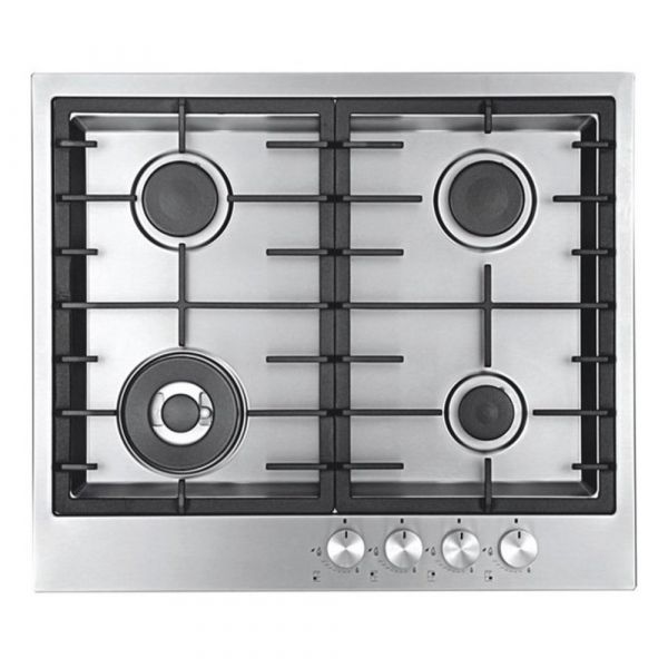 Baumatic - 60cm 4 Burner Built-in Gas Hob - Stainless Steel
