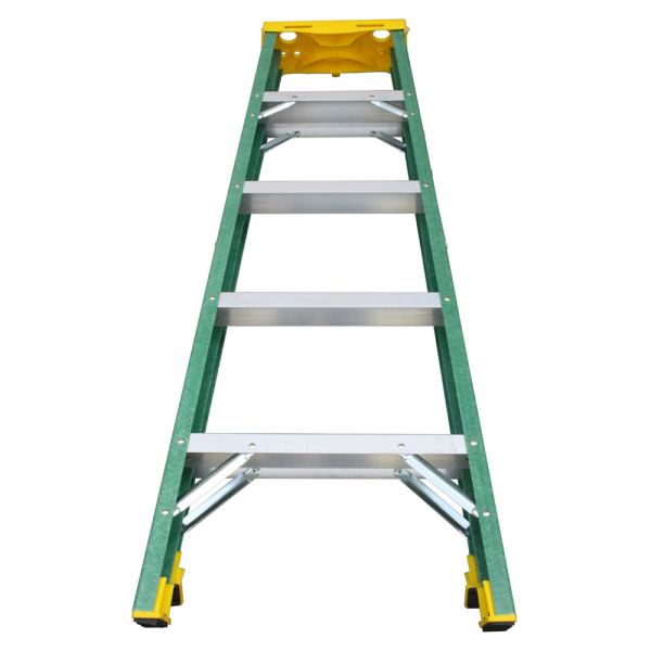 Penguin - Fibreglass Single Sided Ladder-Plastic Top