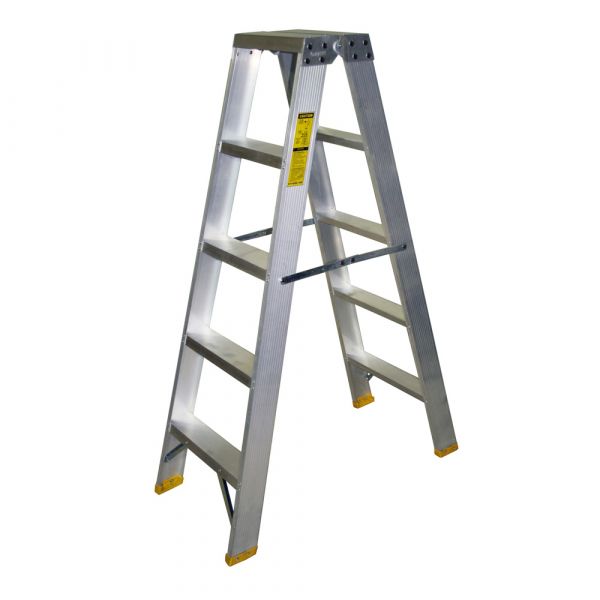 Penguin - Heavy Duty Double Sided Ladder - Aluminum Top