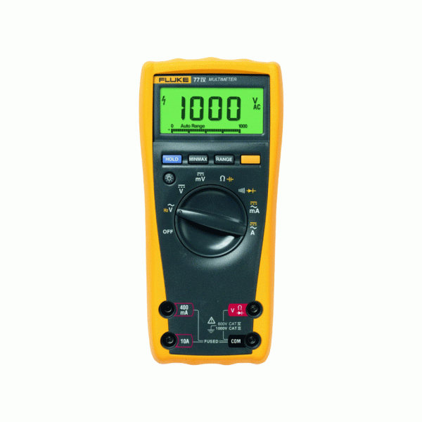 Fluke - 77-4/EUR Digital Multimeter Range 1000V - 6000 Count