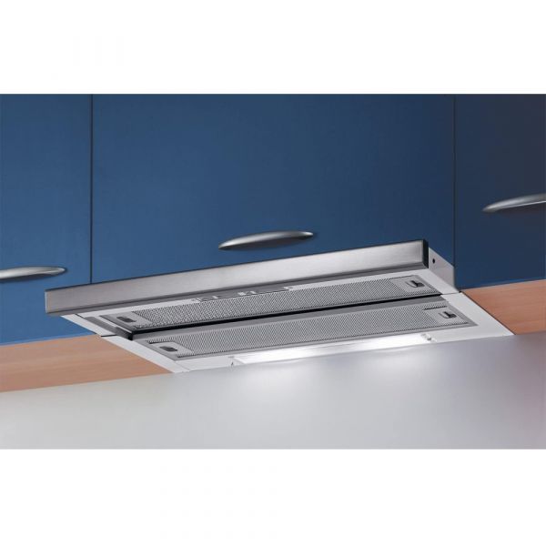 Baumatic - 60cm Telescopic Slide Out Hood - Silver