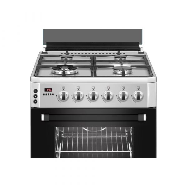 Baeckerhaft - 60cm Free Standing Cooker with Digital Functions + 1 Wok - Turbo Fan