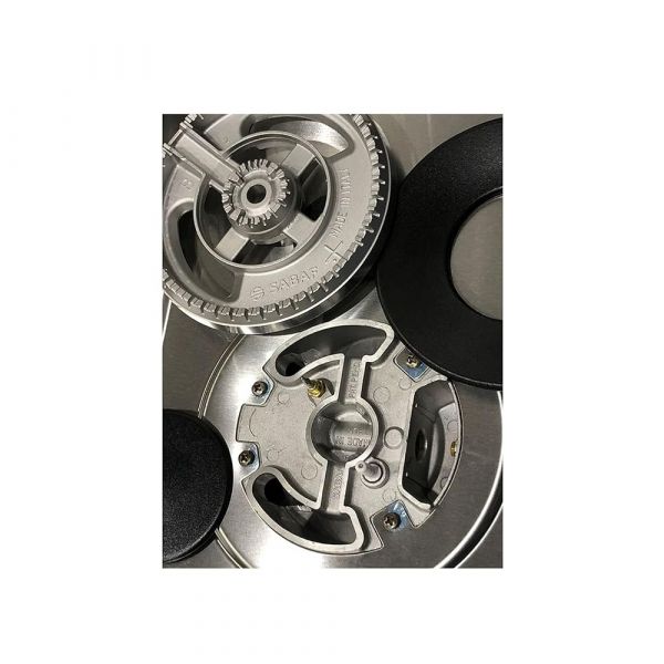 Baeckerhaft - Built-in 90cm Gas Hob 4 Burners with 2 Woks Burners