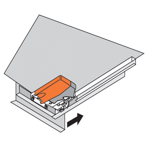 Blum - Tandem Plus Integrated Blumotion Full Extension Runner + Locking Device - Pair (Left-Right)