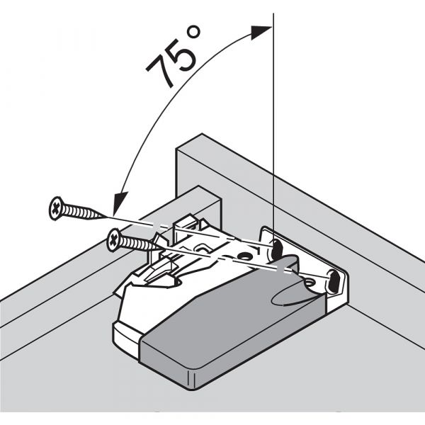 Blum - Tandem Plus Tip-on Full Extension Runner + Locking Device - Pair (Left-Right)
