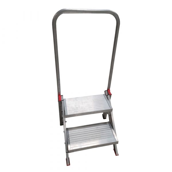 Penguin - Compact Stool Ladder Step - Non-Slip Ribbed Steps