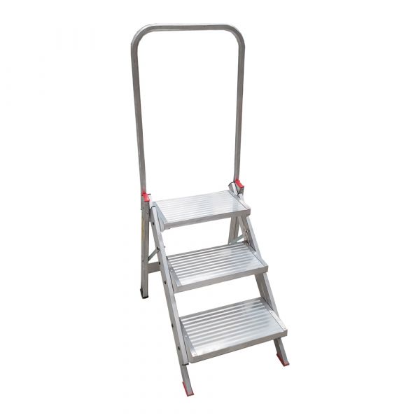 Penguin - Compact Stool Ladder Step - Non-Slip Ribbed Steps