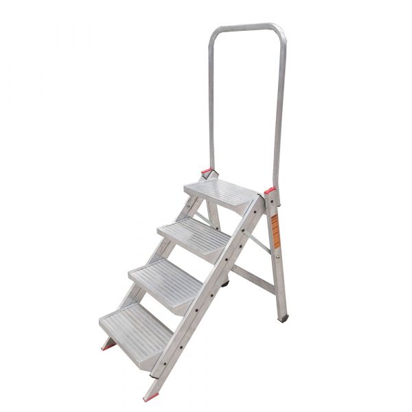 Penguin - Compact Stool Ladder Step - Non-Slip Ribbed Steps