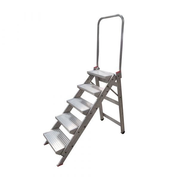 Penguin - Compact Stool Ladder Step - Non-Slip Ribbed Steps