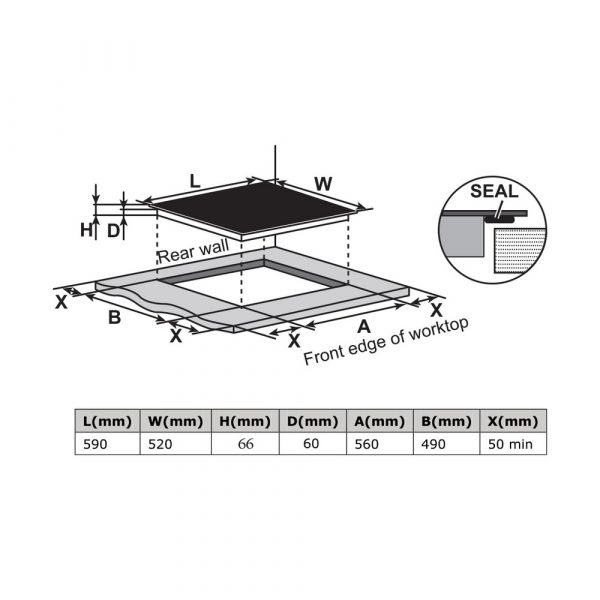 CM - 60 cm Induction Hob