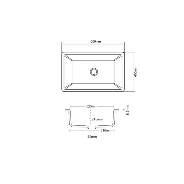 Asiatique -Granite Kitchen Sink - Ikon-Rusty Black