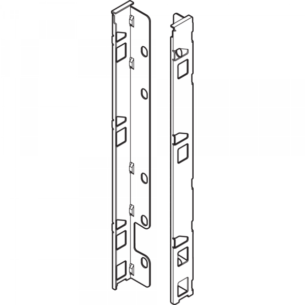 Blum - Legrabox Drawer High Fronted Pull-out F 500mm Length Full Extension - Set(Cabinet Profile (LR) + Drawer Side (LR) + Back Fixing Bracket (LR) + 4Pcs Front Fixing Bracket)