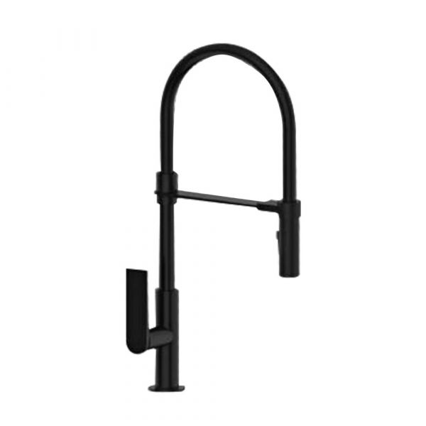 CM Kitchen Mixer Matt Black Brass Body