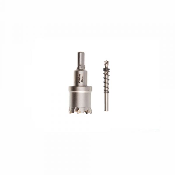 Clarke - Stainless Steel Hole Saws - TCT Tungsten Carbide Tipped Teeth With Pilot Bit