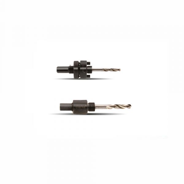 Clarke - Hole Saw Arbours Compatible with 1/4" Pilot Drill - Black Color Head