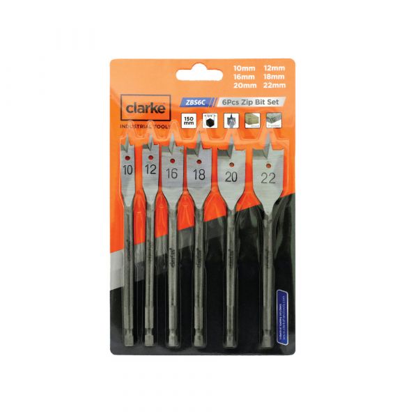 Clarke - Zip Bit Set 6 Pcs