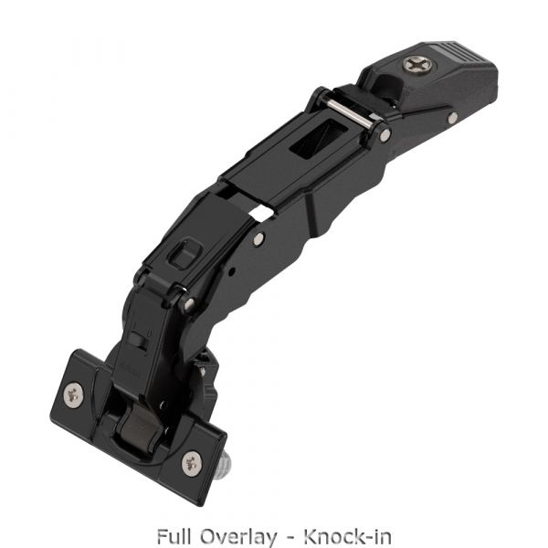 Blum - CLIP Top Blumotion Wide Angle Hinge 155° Overlay + Cruciform Mounting Plate