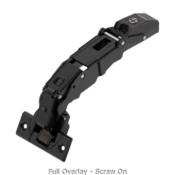 Blum - CLIP Top Blumotion Wide Angle Hinge 155° Overlay + Cruciform Mounting Plate