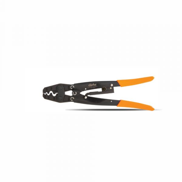 Clarke - Crimping Tool Ratchet 11 inch Orange Color Handle 1.5 mm to 16 mm Capacity with Ratcheting Device
