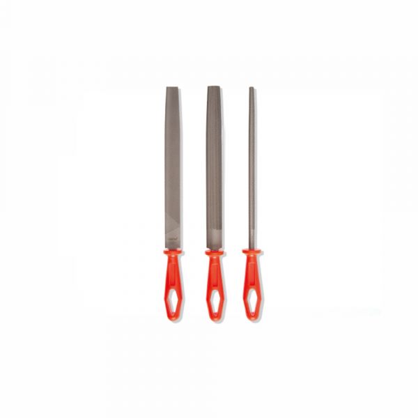 Clarke - File Bastard 10 inch with Orange Color Plastic Handle