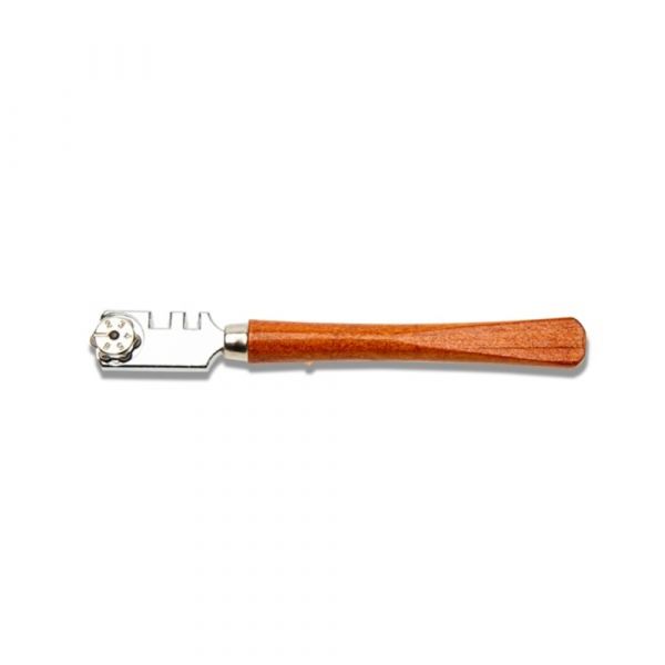 Clarke - Glass Cutter 130mm Varnished Tan Brown Color Wooden Handle