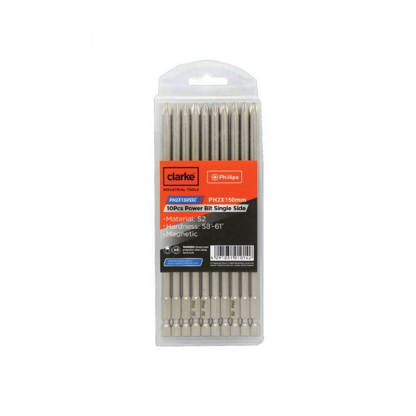Clarke - Power Bits Single Side Phillips 10 Pcs