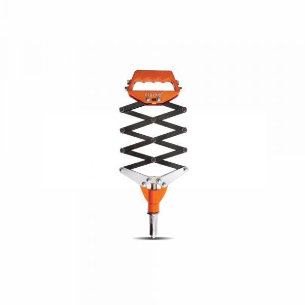 Clarke - Riviting Gun Lazy Tong Spirallux Orange Color with Lattice Levering System