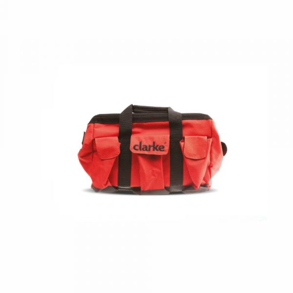 Clarke - Tool Bag 24 Pockets, Red & Black Color with Tough Wear Resistant Plastic