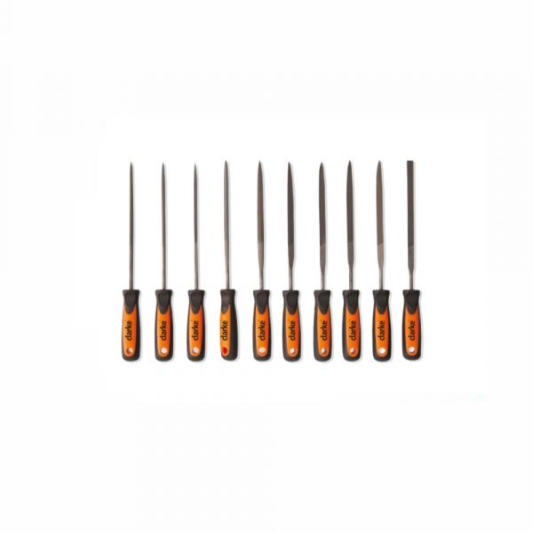 Clarke - Warding File Set with Orange/ Black Color Handle