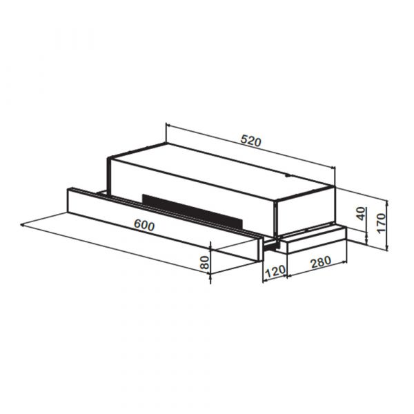 Carysil Built-in Cooker Hood Pull-out