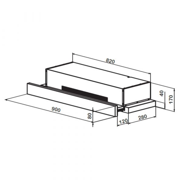 Carysil Built-in Cooker Hood Pull-out
