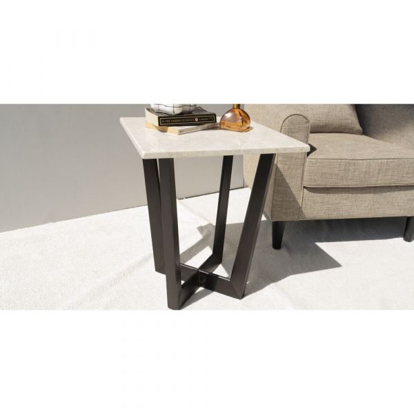 Cabinora Dalton Marble End Table