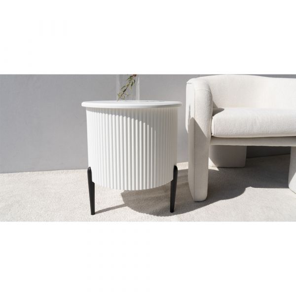Cabinora Larson Wooden Top End Table