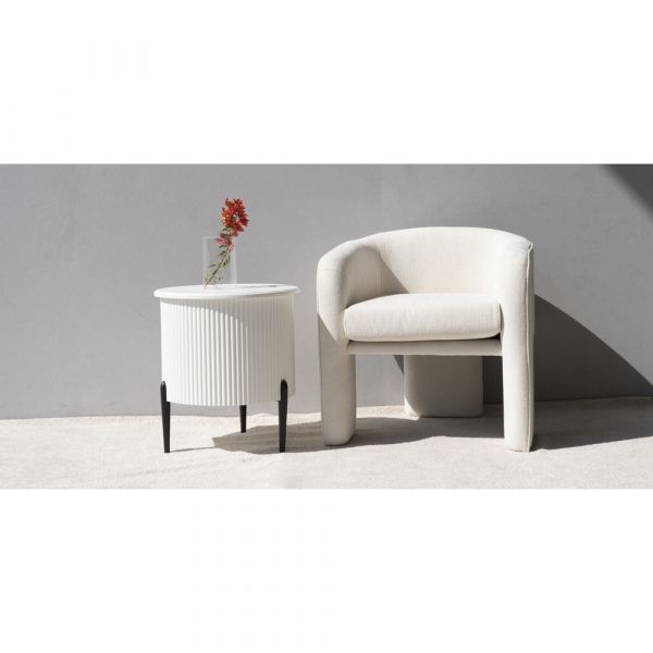 Cabinora Larson Wooden Top End Table