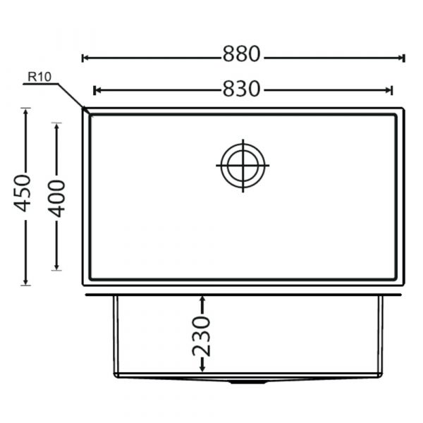 Carysil Single Bowl Sink