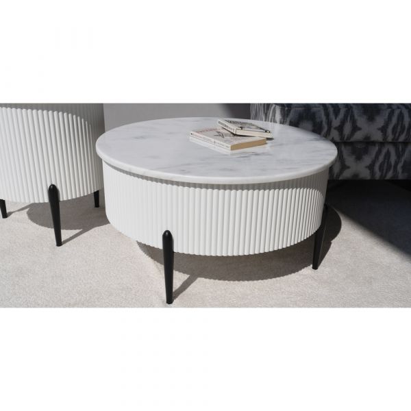 Cabinora Larson Marble Top Coffee Table