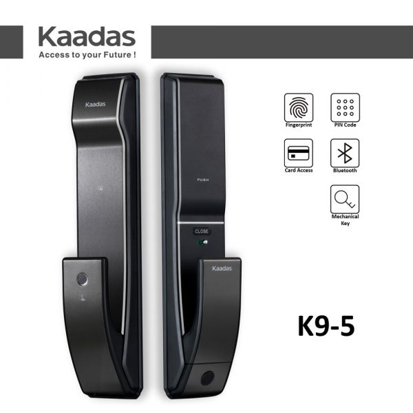 Kaadas K9-5 Push Pull Lock Space Gray