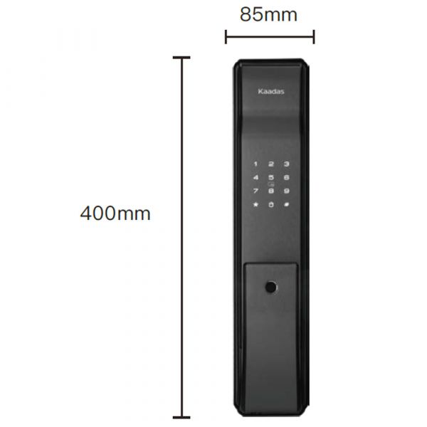 Kaadas K9-5 Push Pull Lock Space Gray