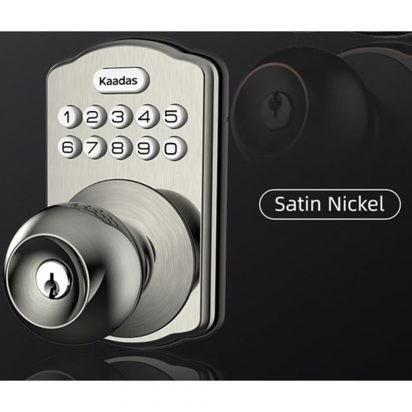 Kaadas KS03 Deadbolt Smart Lock Satin Nickel