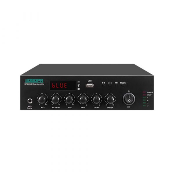 DSPPA 250W Mini Digital Mixer Amplifier with USB & Bluetooth