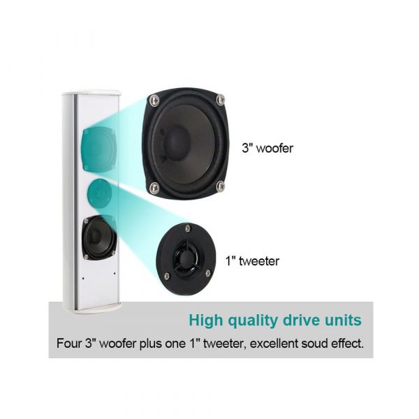 DSPPA Outdoor/ Indoor Waterproof Column Speaker