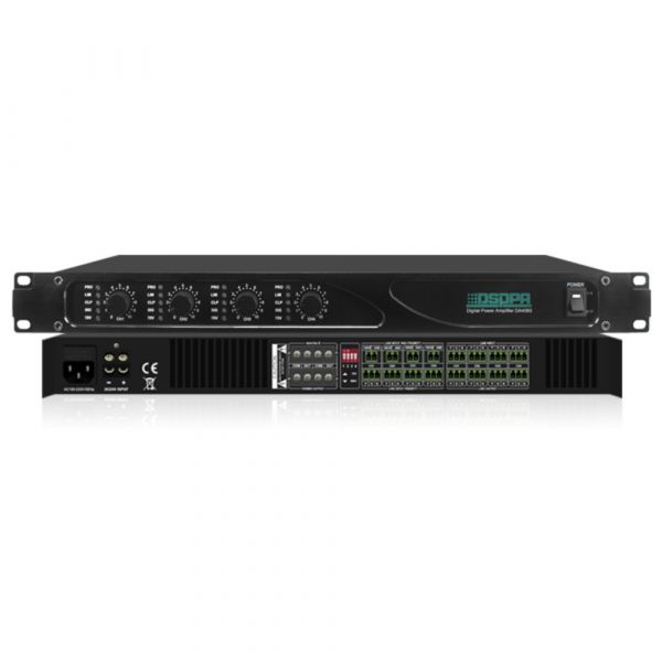 DSPPA 4-Channel Class-D Amplifier with DC24V