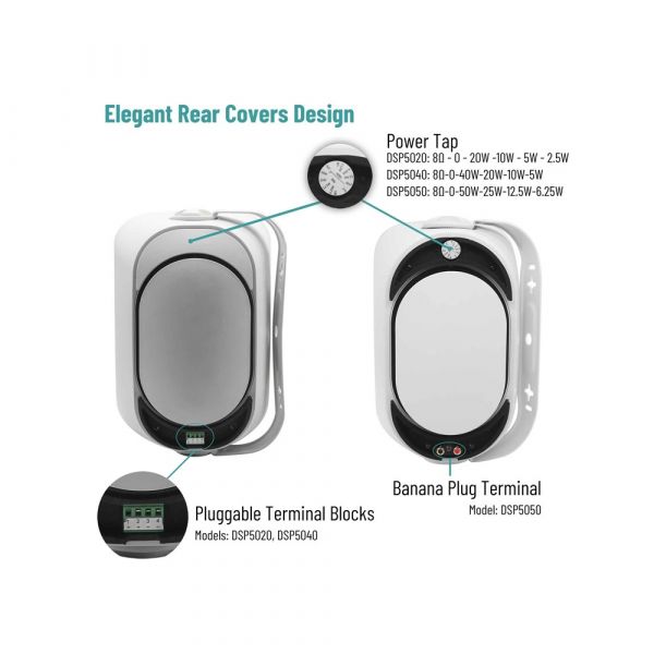 DSPPA IP66 Waterproof Outdoor Wall Mount Speaker