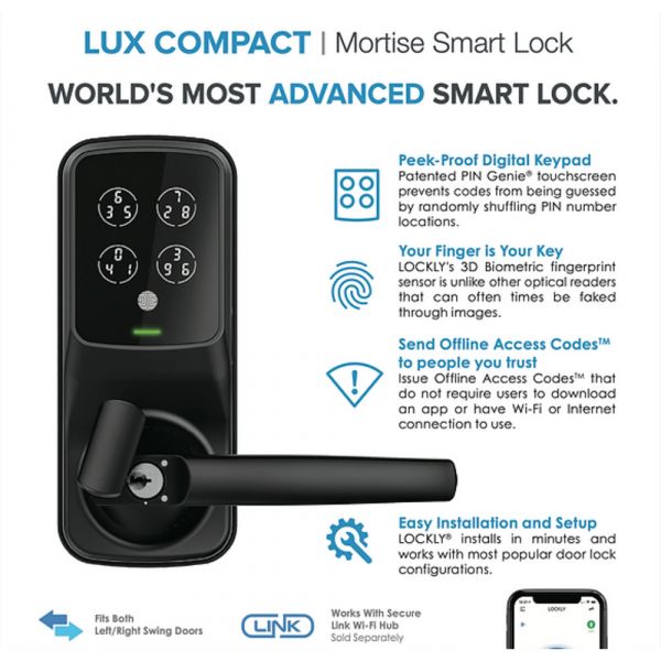 Lockly PGD688 Lux Compact