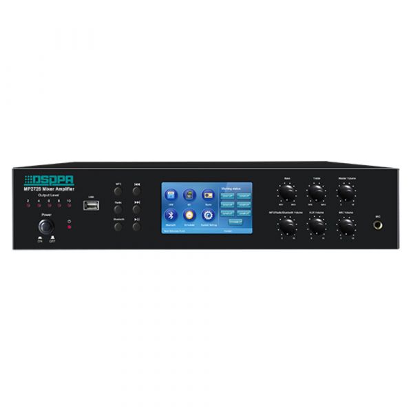DSPPA 6 Zones Mixer Amplifier with Timer, USB, Tuner & Bluetooth