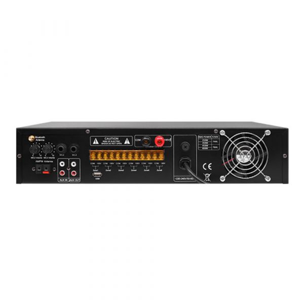 DSPPA 6 Zones Mixer Amplifier with Timer, USB, Tuner & Bluetooth